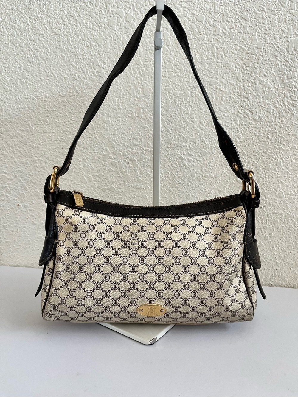 Celine vintage macadam shoulder bag